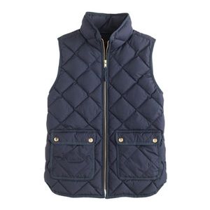 J. Crew quilted down vest